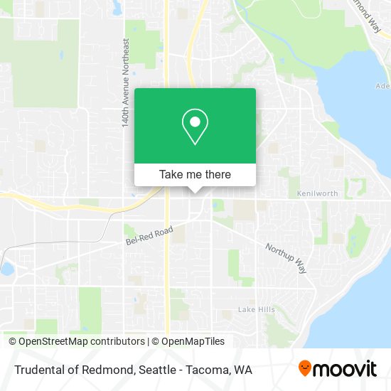 Trudental of Redmond map