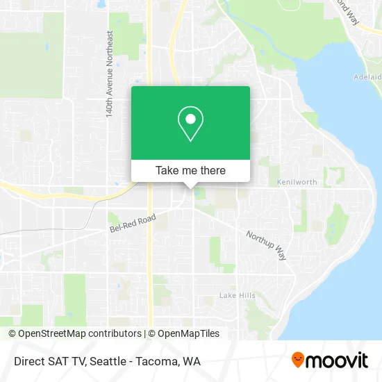 Direct SAT TV map