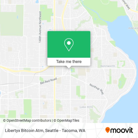 Mapa de Libertyx Bitcoin Atm