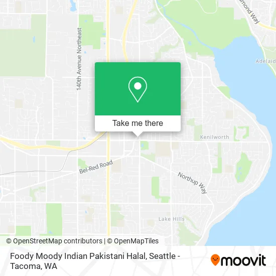 Foody Moody Indian Pakistani Halal map