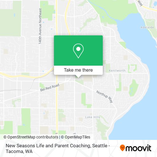 New Seasons Life and Parent Coaching map