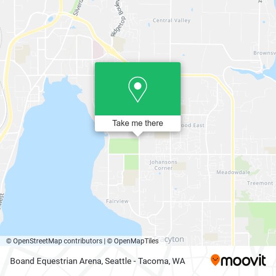 Boand Equestrian Arena map