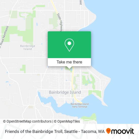 Mapa de Friends of the Bainbridge Troll