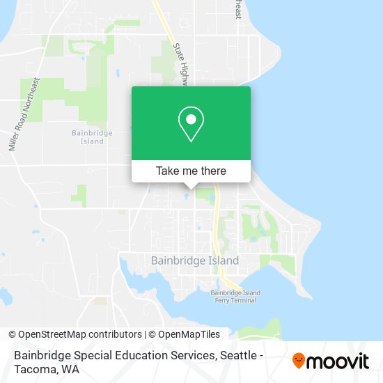 Mapa de Bainbridge Special Education Services