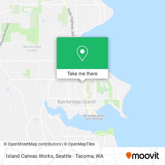 Island Canvas Works map