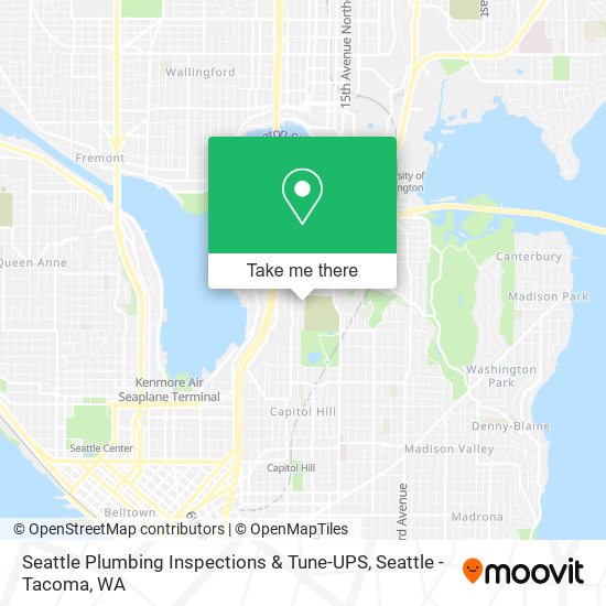 Seattle Plumbing Inspections & Tune-UPS map