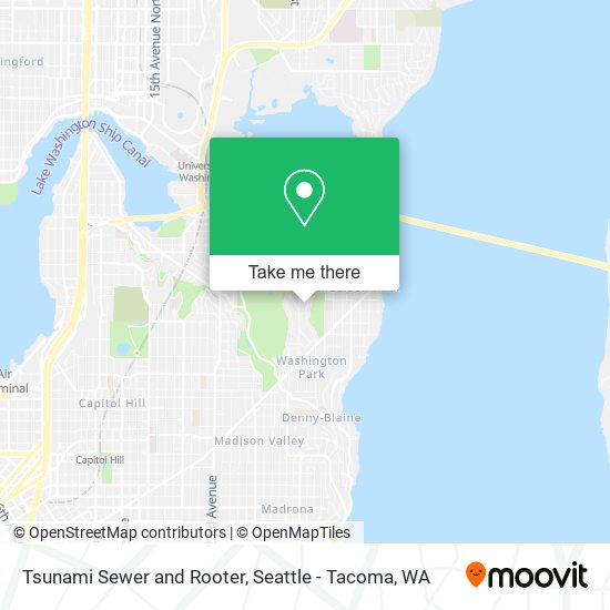 Tsunami Sewer and Rooter map
