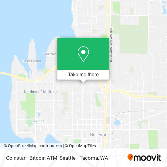 Mapa de Coinstar - Bitcoin ATM