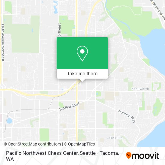 Pacific Northwest Chess Center map