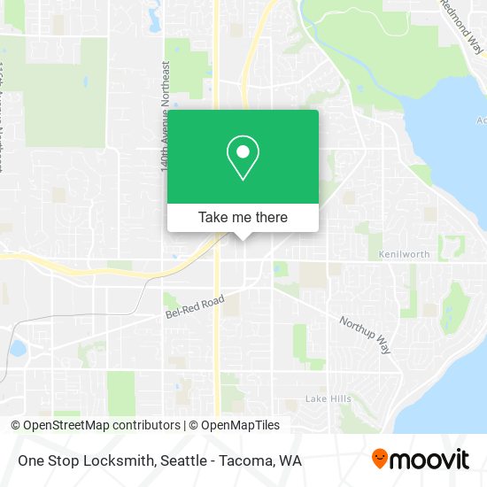 One Stop Locksmith map