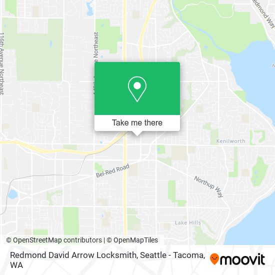 Redmond David Arrow Locksmith map