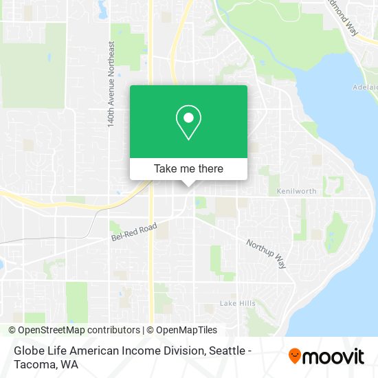 Globe Life American Income Division map