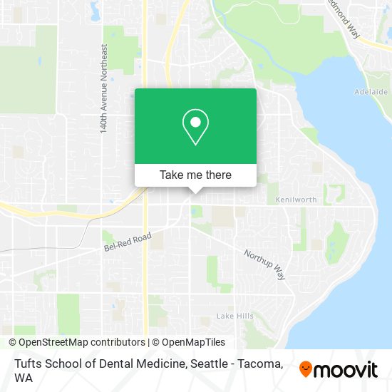 Mapa de Tufts School of Dental Medicine