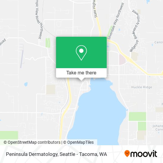 Peninsula Dermatology map