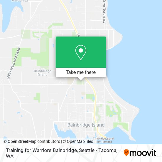 Training for Warriors Bainbridge map