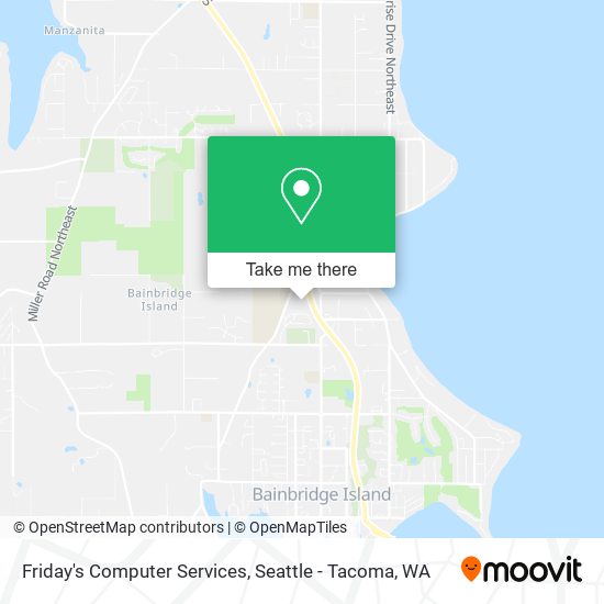 Mapa de Friday's Computer Services