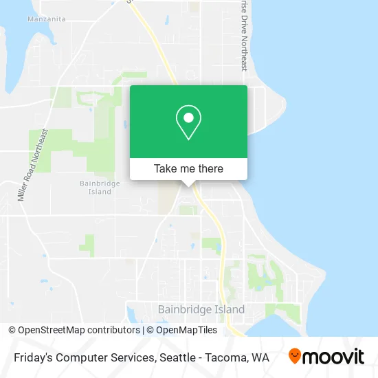 Friday's Computer Services map