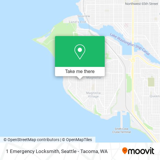 1 Emergency Locksmith map