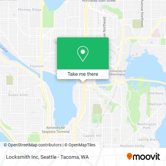 Locksmith Inc map