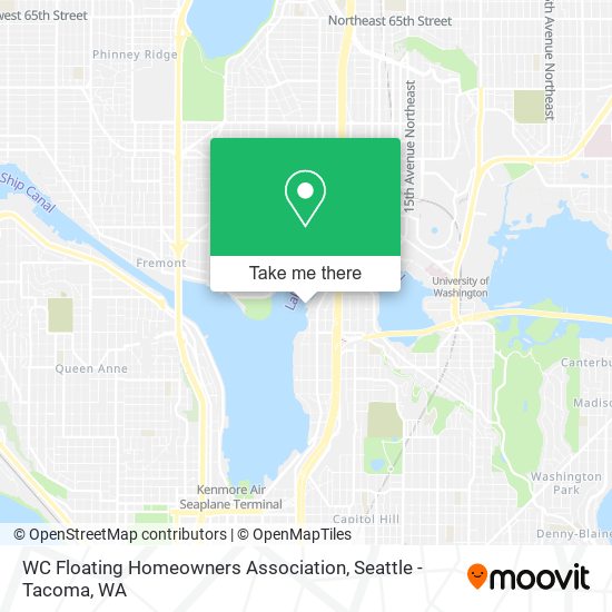 WC Floating Homeowners Association map