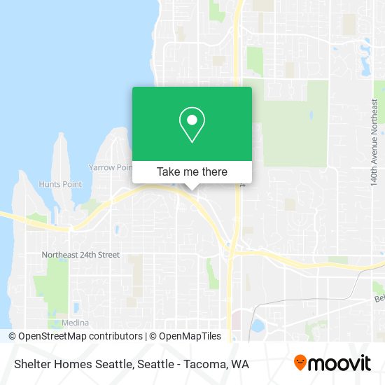 Shelter Homes Seattle map