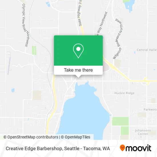 Creative Edge Barbershop map