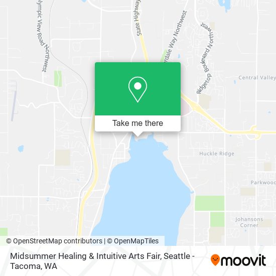 Mapa de Midsummer Healing & Intuitive Arts Fair