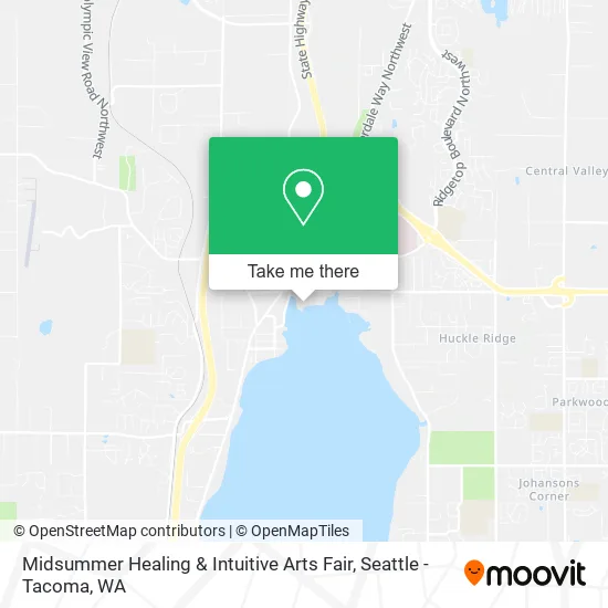 Mapa de Midsummer Healing & Intuitive Arts Fair