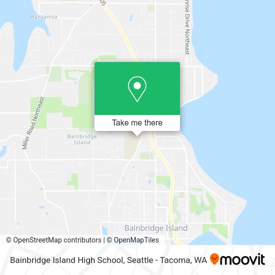 Mapa de Bainbridge Island High School