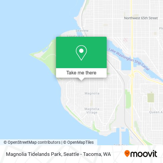 Magnolia Tidelands Park map