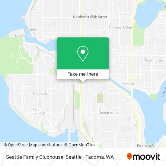 Mapa de Seattle Family Clubhouse