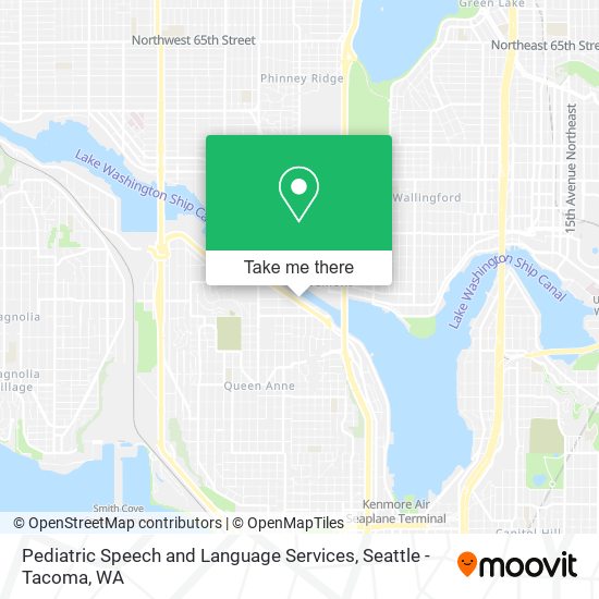 Pediatric Speech and Language Services map