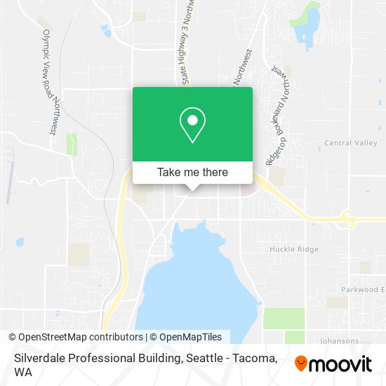 Mapa de Silverdale Professional Building