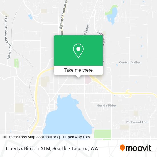 Mapa de Libertyx Bitcoin ATM