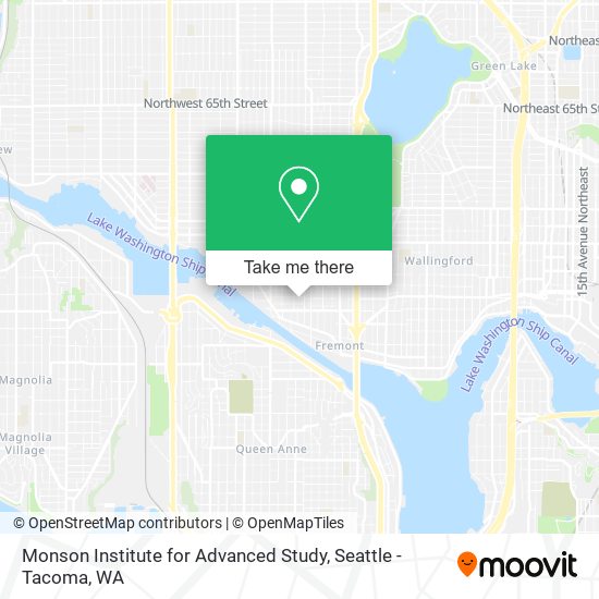 Mapa de Monson Institute for Advanced Study