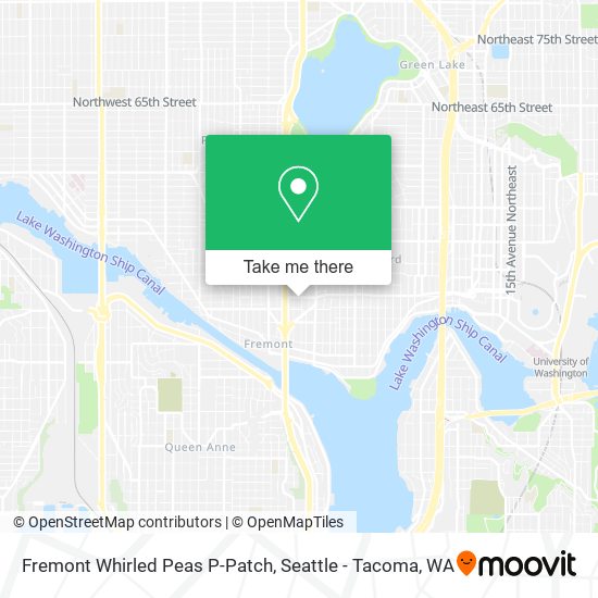 Fremont Whirled Peas P-Patch map