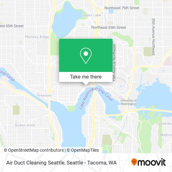 Air Duct Cleaning Seattle map