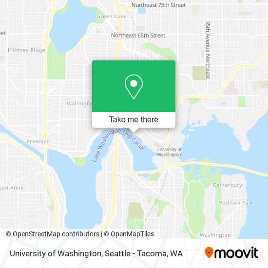 Mapa de University of Washington
