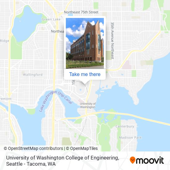 University of Washington College of Engineering map