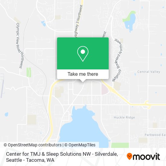 Center for TMJ & Sleep Solutions NW - Silverdale map