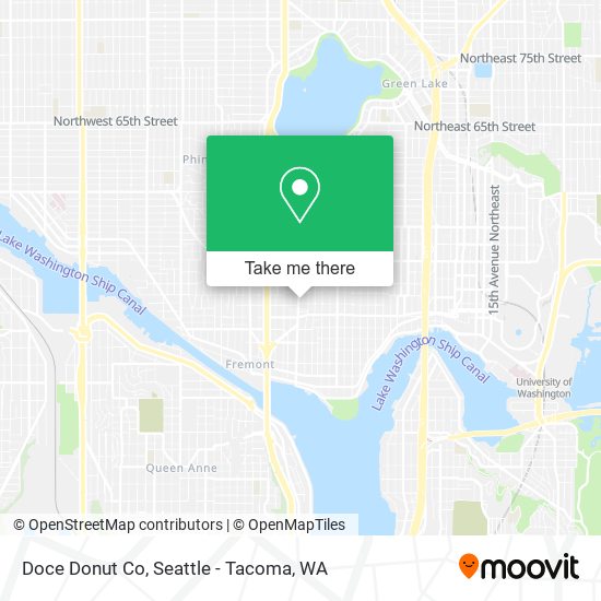 Doce Donut Co map