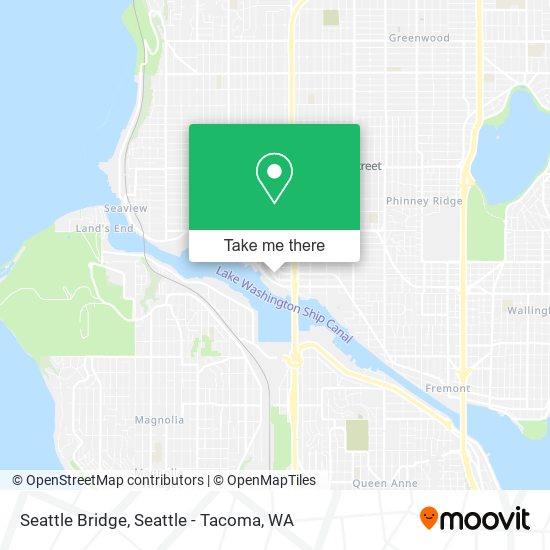 Mapa de Seattle Bridge