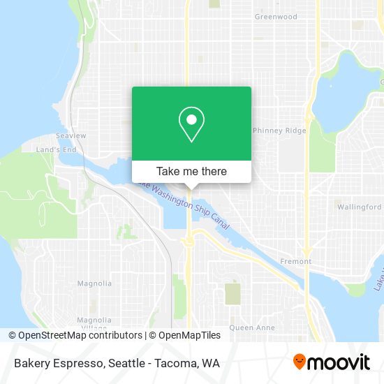 Mapa de Bakery Espresso