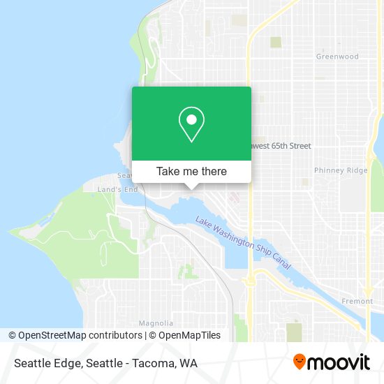 Mapa de Seattle Edge