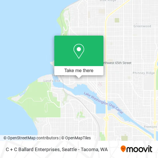 Mapa de C + C Ballard Enterprises