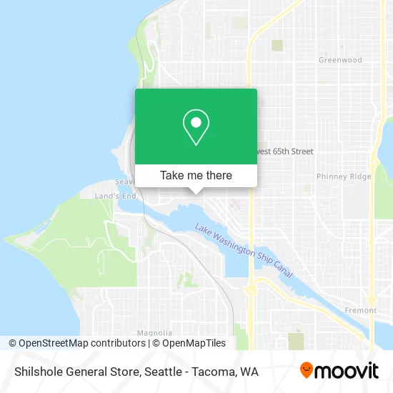 Mapa de Shilshole General Store