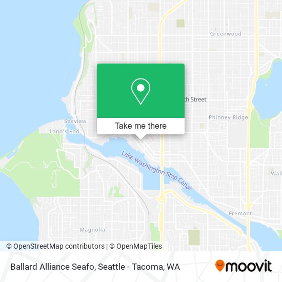 Mapa de Ballard Alliance Seafo