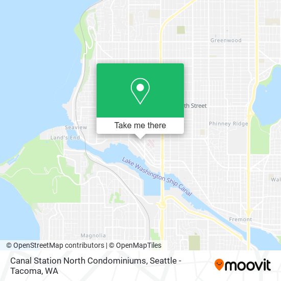 Canal Station North Condominiums map