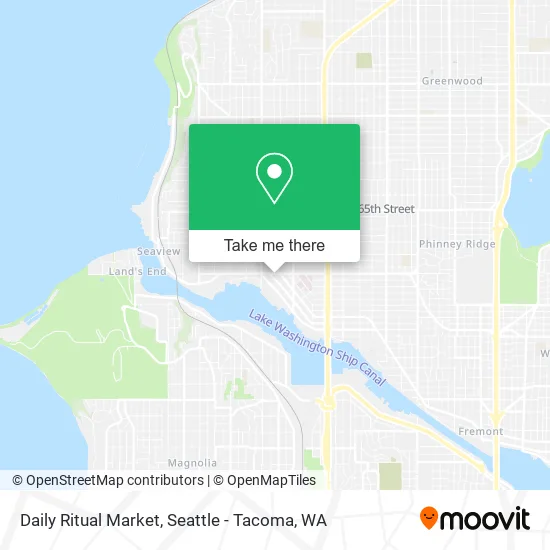 Mapa de Daily Ritual Market