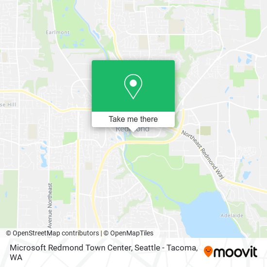 Mapa de Microsoft Redmond Town Center